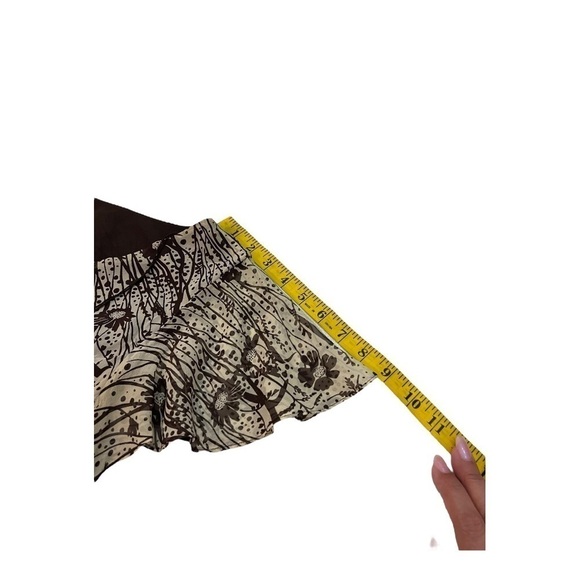 Adrianna Papell Vintage Silk Print Dress Size 12 - Picture 9 of 9